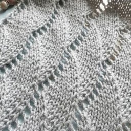 Узор спицами "Ракушка"