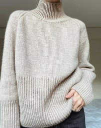 Серый вязаный свитер Bore