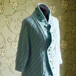 Кардиган для беременных, вязаный спицами