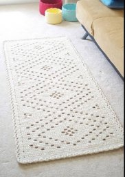 Коврики крючком, сохраните схемы в копилку