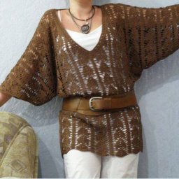 Туника с широкими рукавами