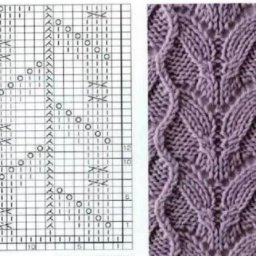 Узоры спицами