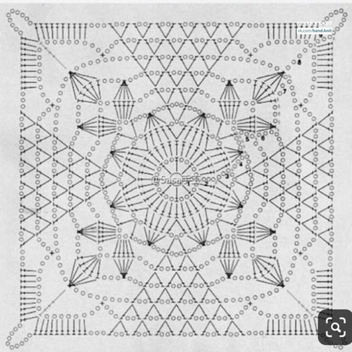Модели крючком из мотивов Модели крючком из мотивов