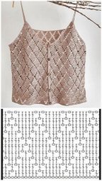 Подборка узоров для летних топов крючком