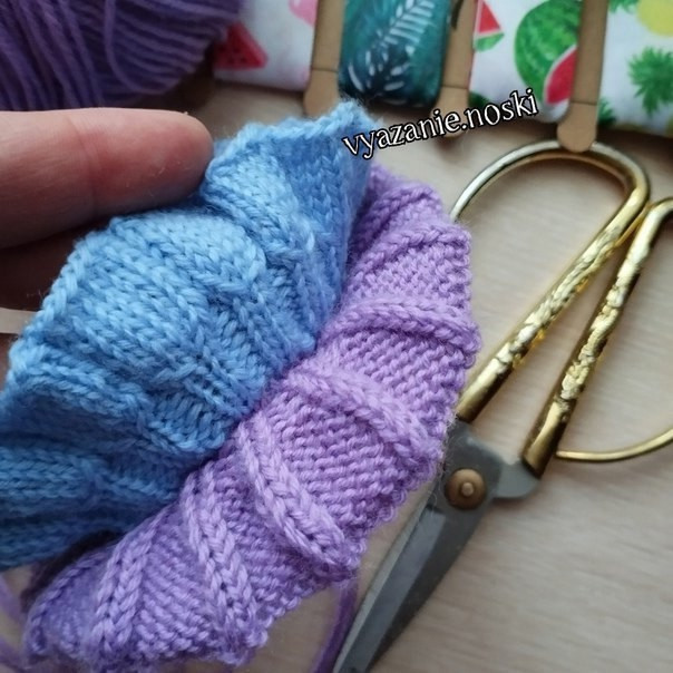 Рюши спицами