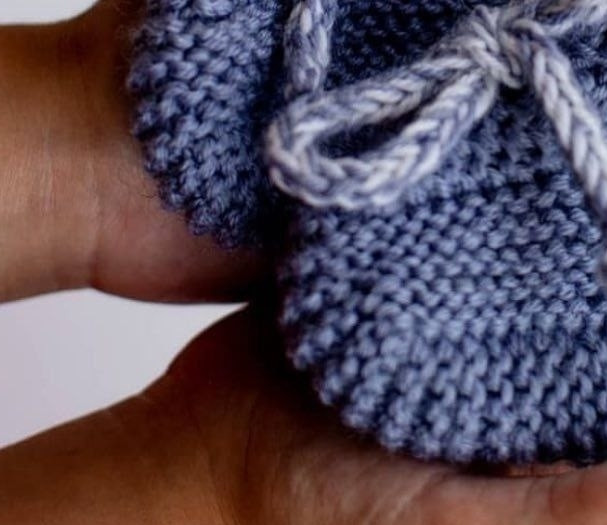 Пинетки спицами