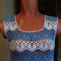 Узop для лeтнeгo тoпa крючком