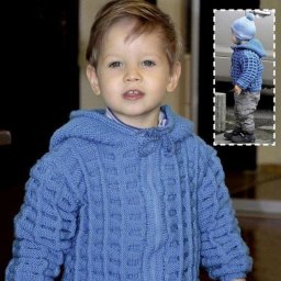 Жакет с капюшоном для мальчика