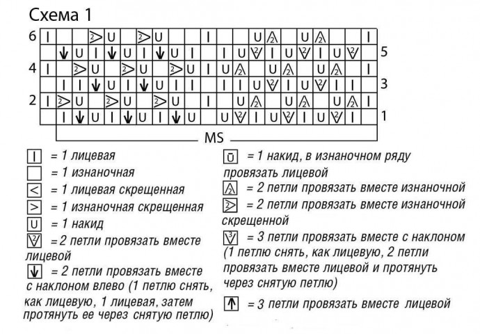 Ажурный пуловер с короткими рукавами Ажурный пуловер с короткими рукавами