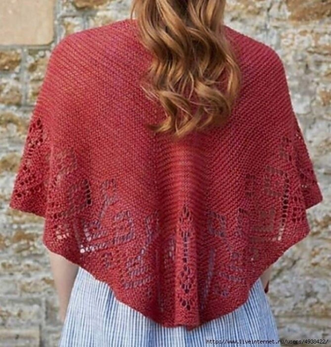 Шаль &ldquo;Hvalba&rdquo;, связанная по старинным фарерским традициям