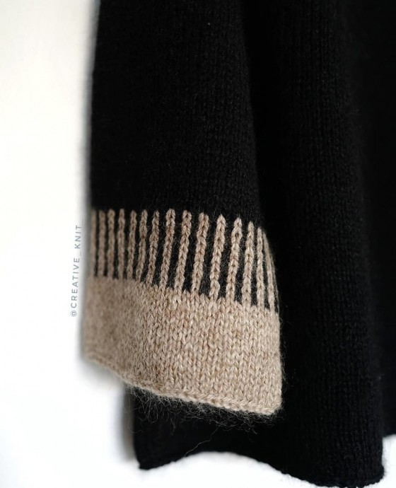 Интересный свитер-пончо Cedar Point от дизайнера Espace Tricot 3