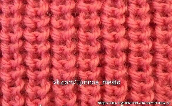 Красный кардиган спицами