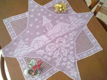 Красивая салфетка крючком