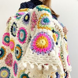 Пледы, вяжем крючком