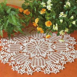 Салфетка "Заснеженные тюльпаны"