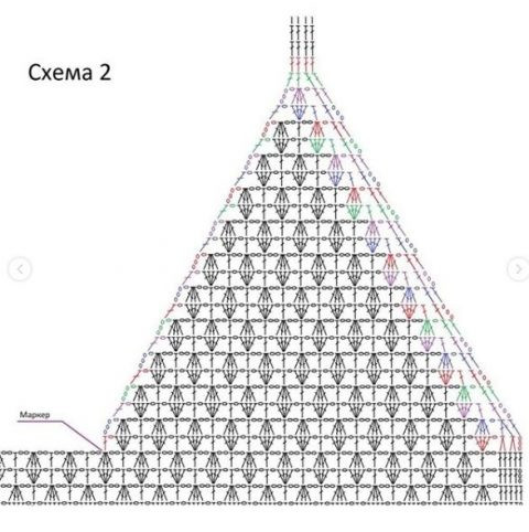 Летний топ крючком