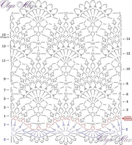 Узор крючком от Olga Alex