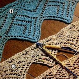 Варианты вязаной каймы