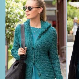 Зеленый жакет с капюшоном