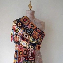 Изделия из бабушкиного квадрата