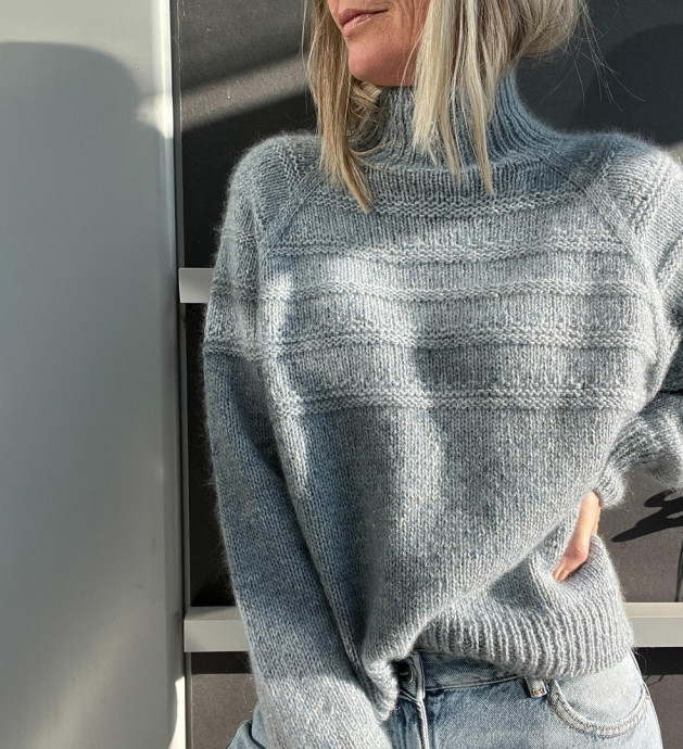 Теплый свитер оверсайз Fall loop sweater Теплый свитер оверсайз Fall loop sweater