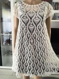 Узор "ананас", вяжем крючком