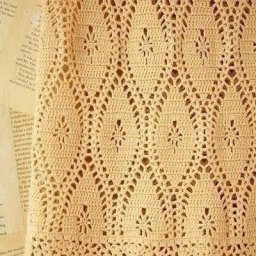 Узор для юбки, связанной крючком