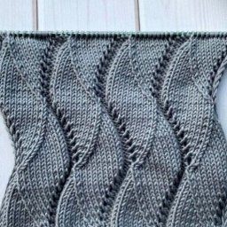 Узор спицами