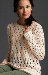 Джемпер крючком