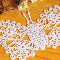 Салфетка "Ажурная бабочка"