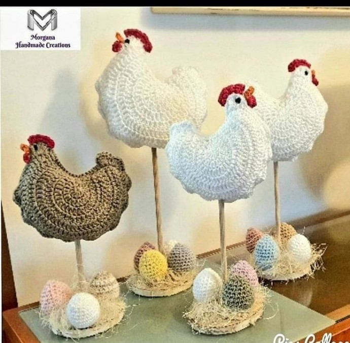 Схема курочки крючком Схема курочки крючком
