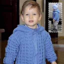 Тёплый жакет для ребенка