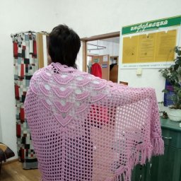 Уютная шаль крючком