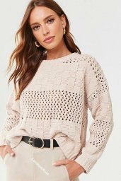 Стильный джемпер, сохраните узор!