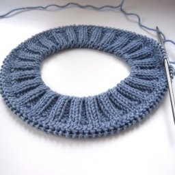 Имитируем пришивную горловину