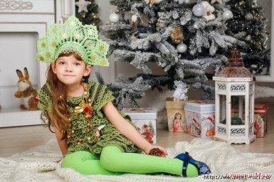 Детский кокошник - находка для новогодних праздников
