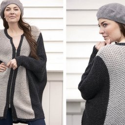 Красивый кардиган для любителей свободных форм