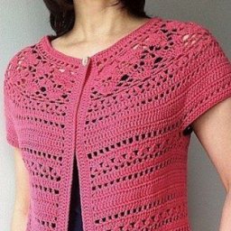 Красивый кардиган крючком