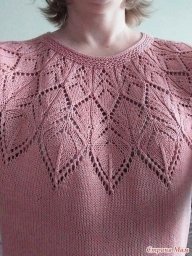 Схема красивой круглой кокетки