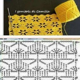 Красивый узор, подойдет для шали