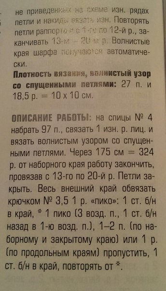 Красивый воздушный палантин спицами Красивый воздушный палантин спицами