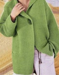 Кардиган простым узором (удачная модель для начинающих)