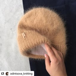 Описание шапки из пуха норки с подкладкой из мериноса