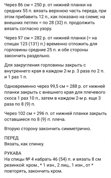 Платье спицами Платье спицами