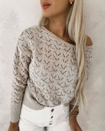 Джемпер, связанный спицами: стиль и уют в одной вещи