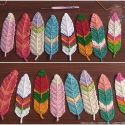 Закладки-перышки