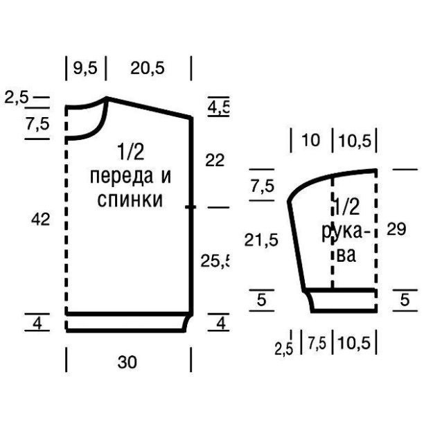 Креативный свитер спицами