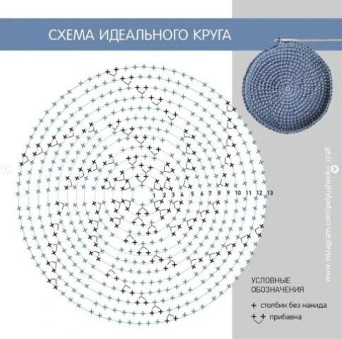 Подушка "Луна", вяжем спицами