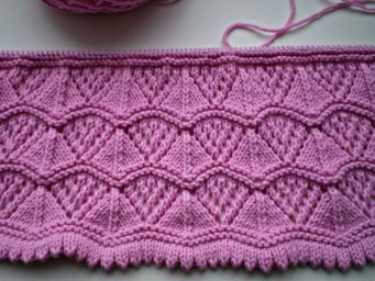 Узор спицами