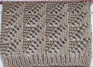 Узор спицами